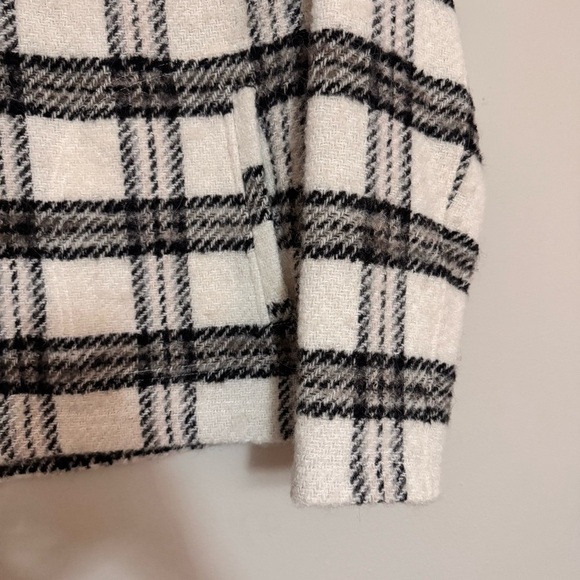 IRO Paris Bika Checked Wool-Blend Half-Zip Sweater Plaid NWT Size 38 - Picture 5 of 16